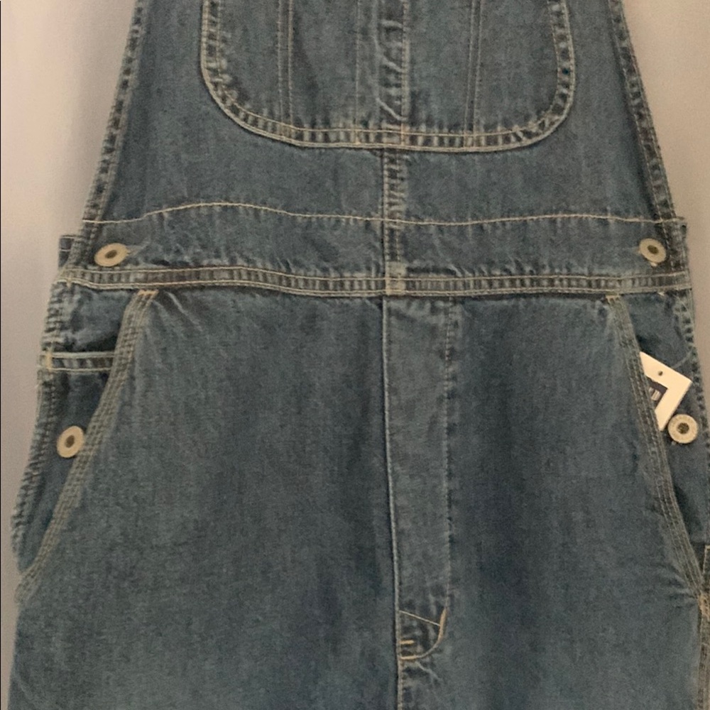 GAP - NWT - X-Small - Blue Denim OVERALLS - INDUSTRIAL DENIM - Vintage - Picture 5 of 12